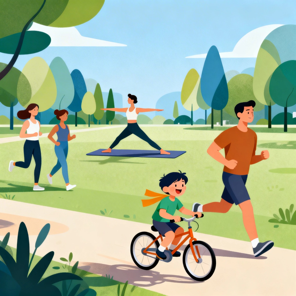Korzyści płynące z aktywności fizycznej dla całej rodziny